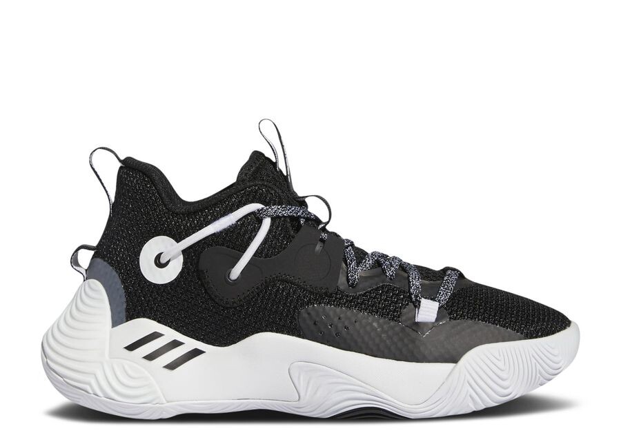 

Кроссовки adidas Harden Stepback 3 J 'Black White', черный