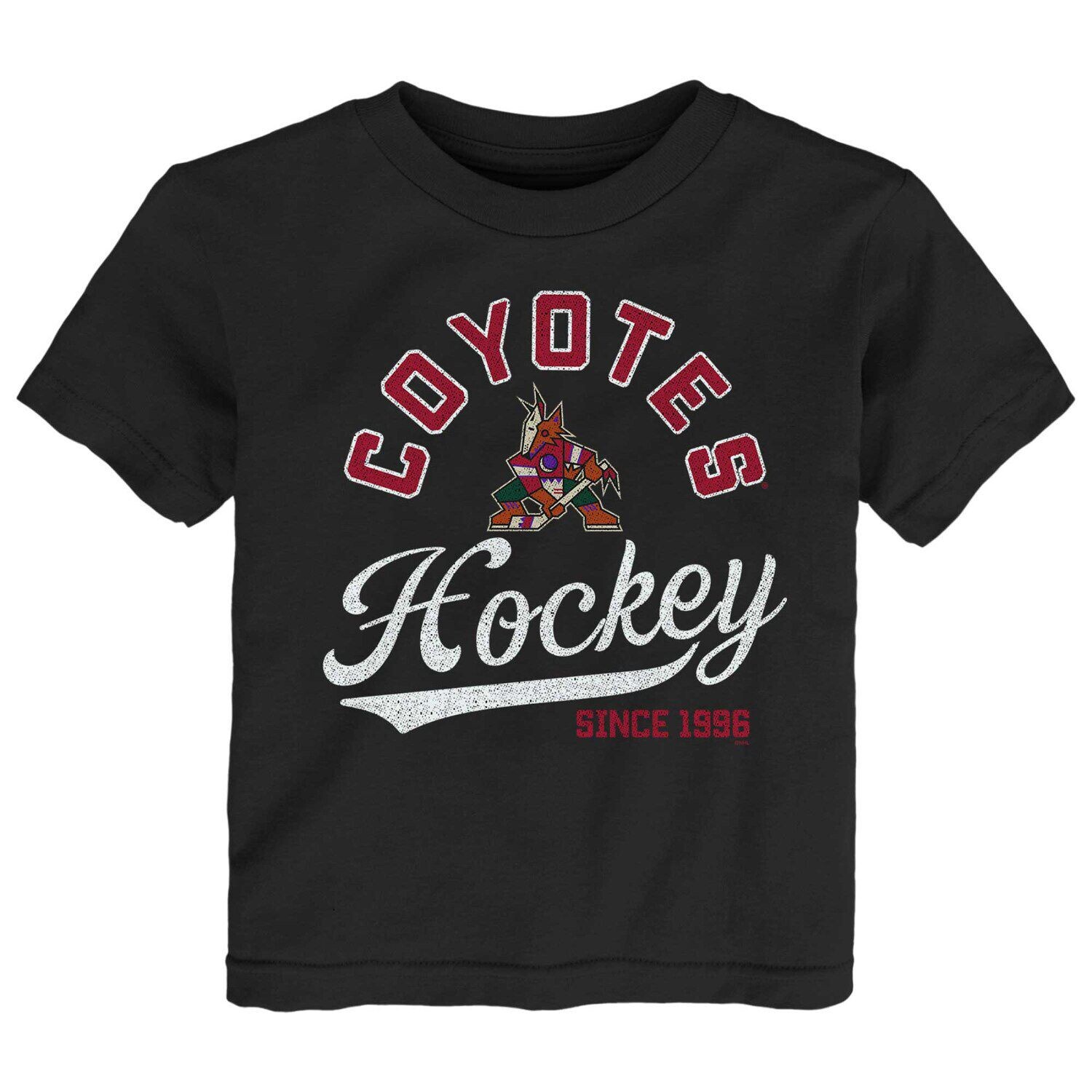 

Черная футболка для малышей Arizona Coyotes Take the Lead Outerstuff