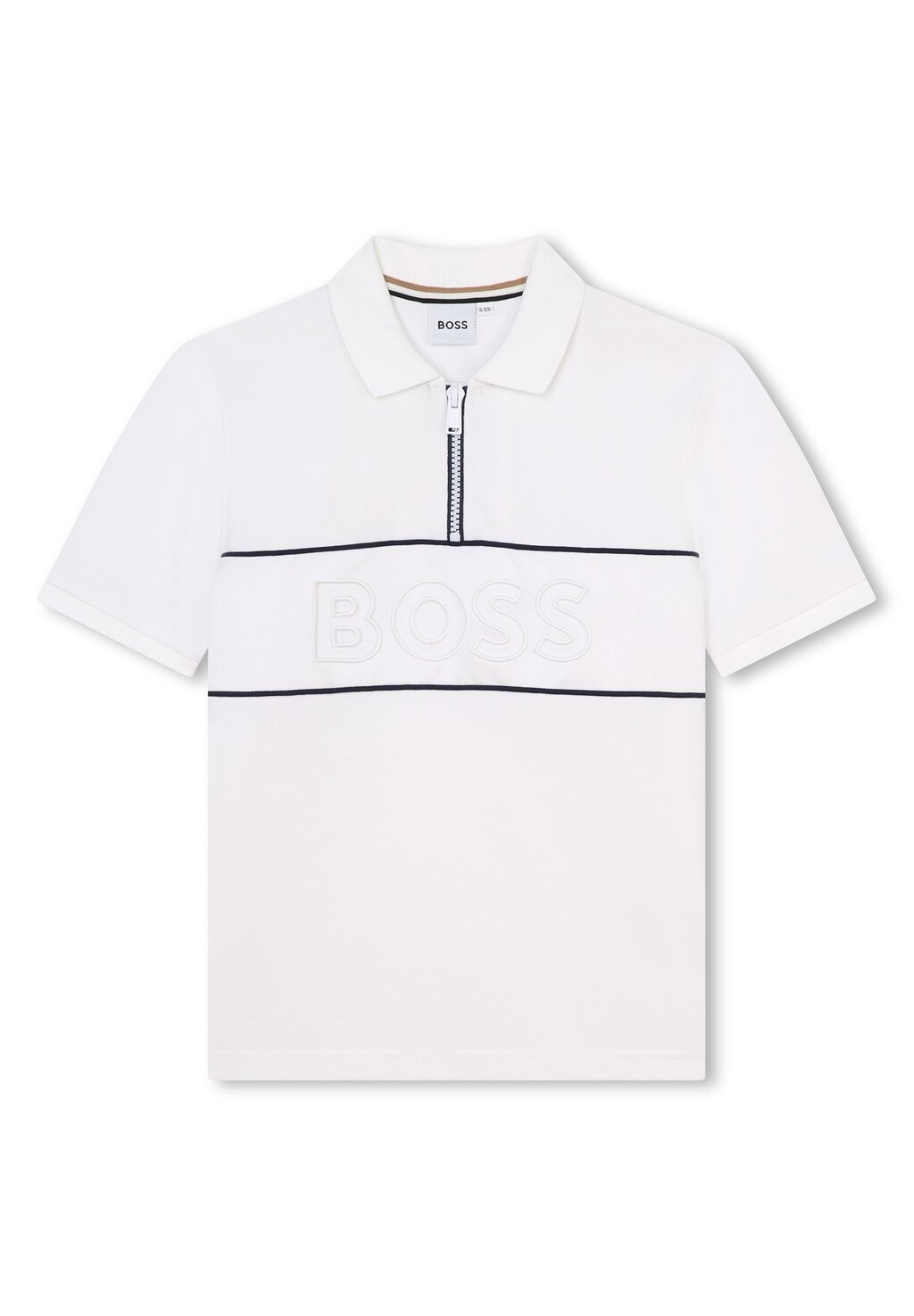 

Рубашка поло MANCHES COURTES BOSS Kidswear, белый