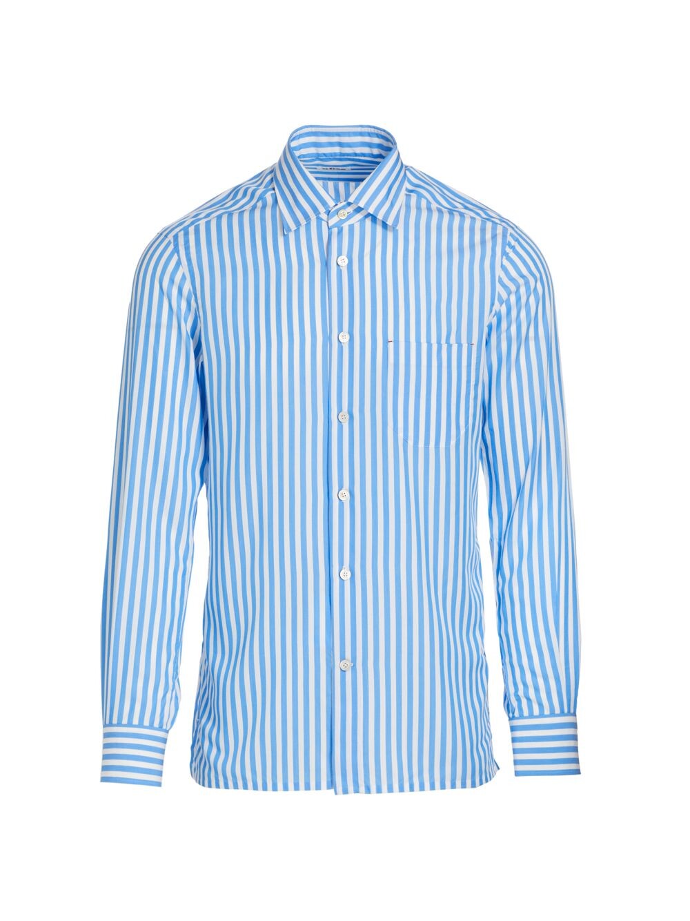 

Полосатая спортивная рубашка Nerano Kiton, синий