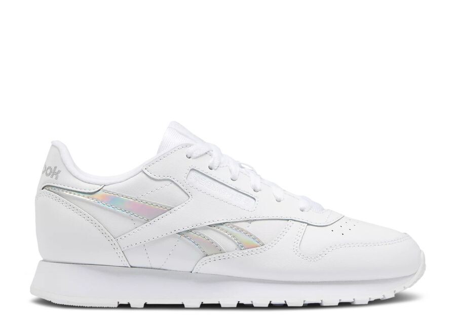 

Кроссовки Reebok Classic Leather Big Kid, цвет White Iridescent