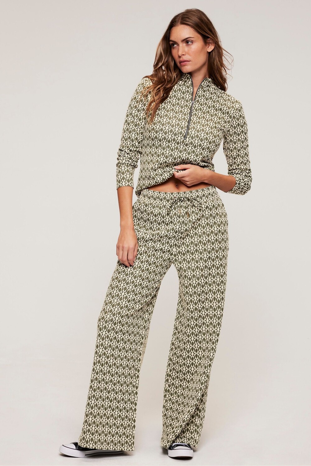 

Жаккардовые брюки Mint Velvet, зеленый