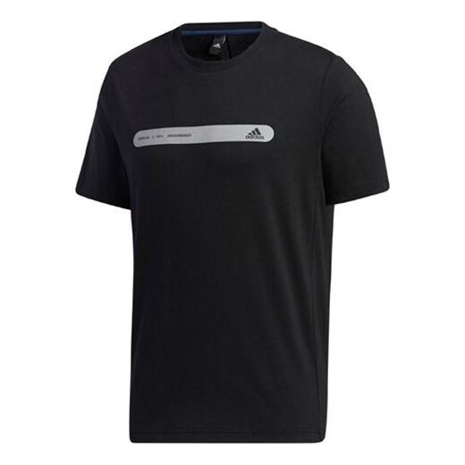 

Футболка ref bar логотип печать круглый вырез короткий рукав Adidas, черный