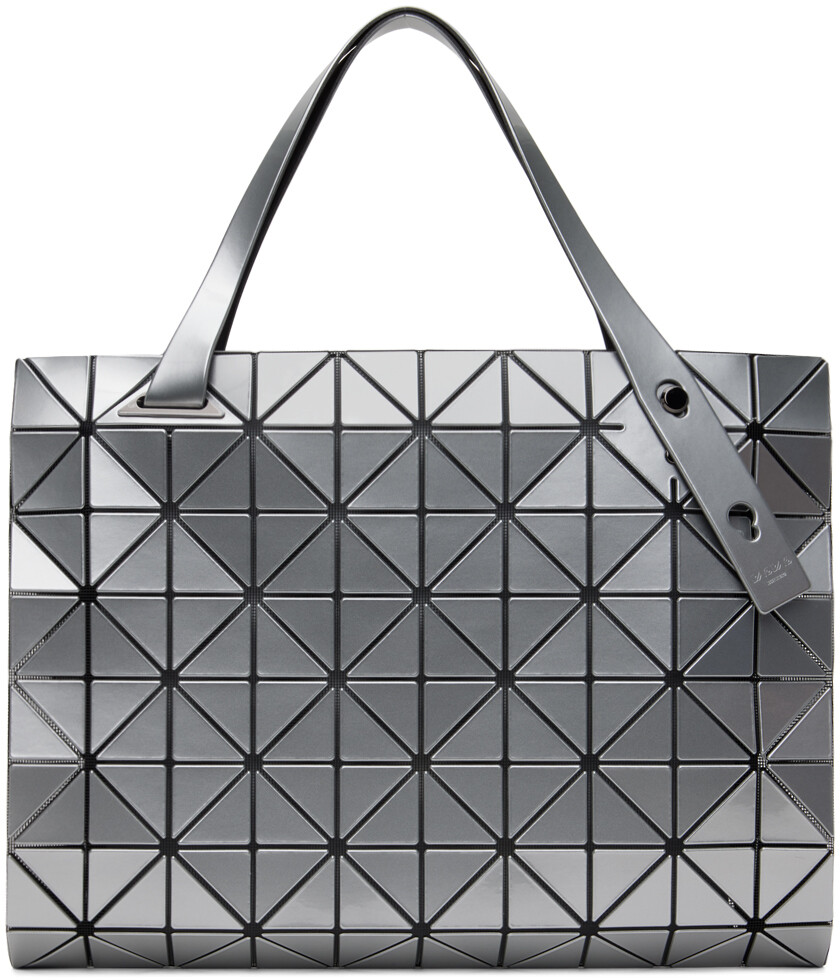 

Серебряная картонная сумка-тоут Bao Bao Issey Miyake, цвет Silver