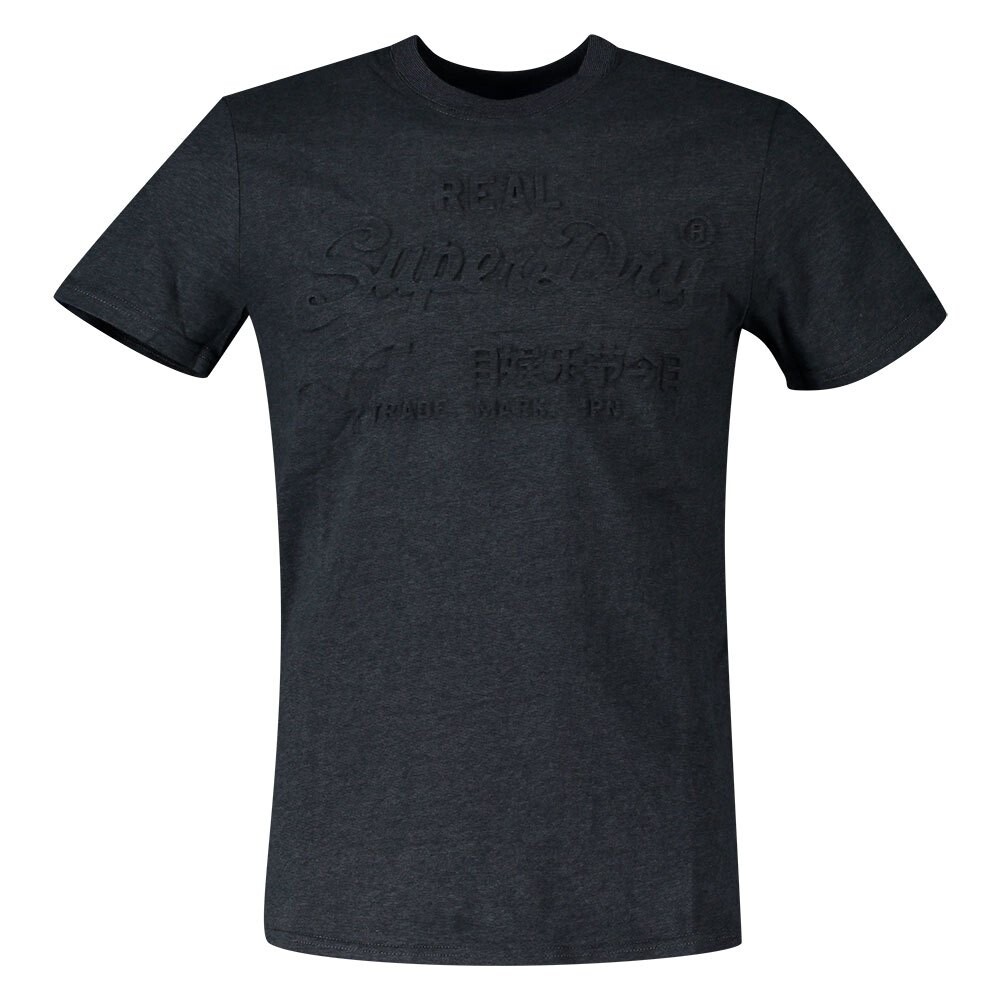 

Футболка с коротким рукавом Superdry Vintage Logo Emboss, черный