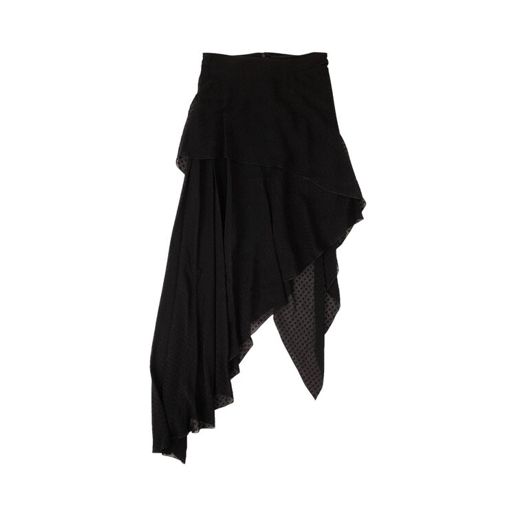

Юбка Amiri Plumetisse Assymetric 'Black', черный