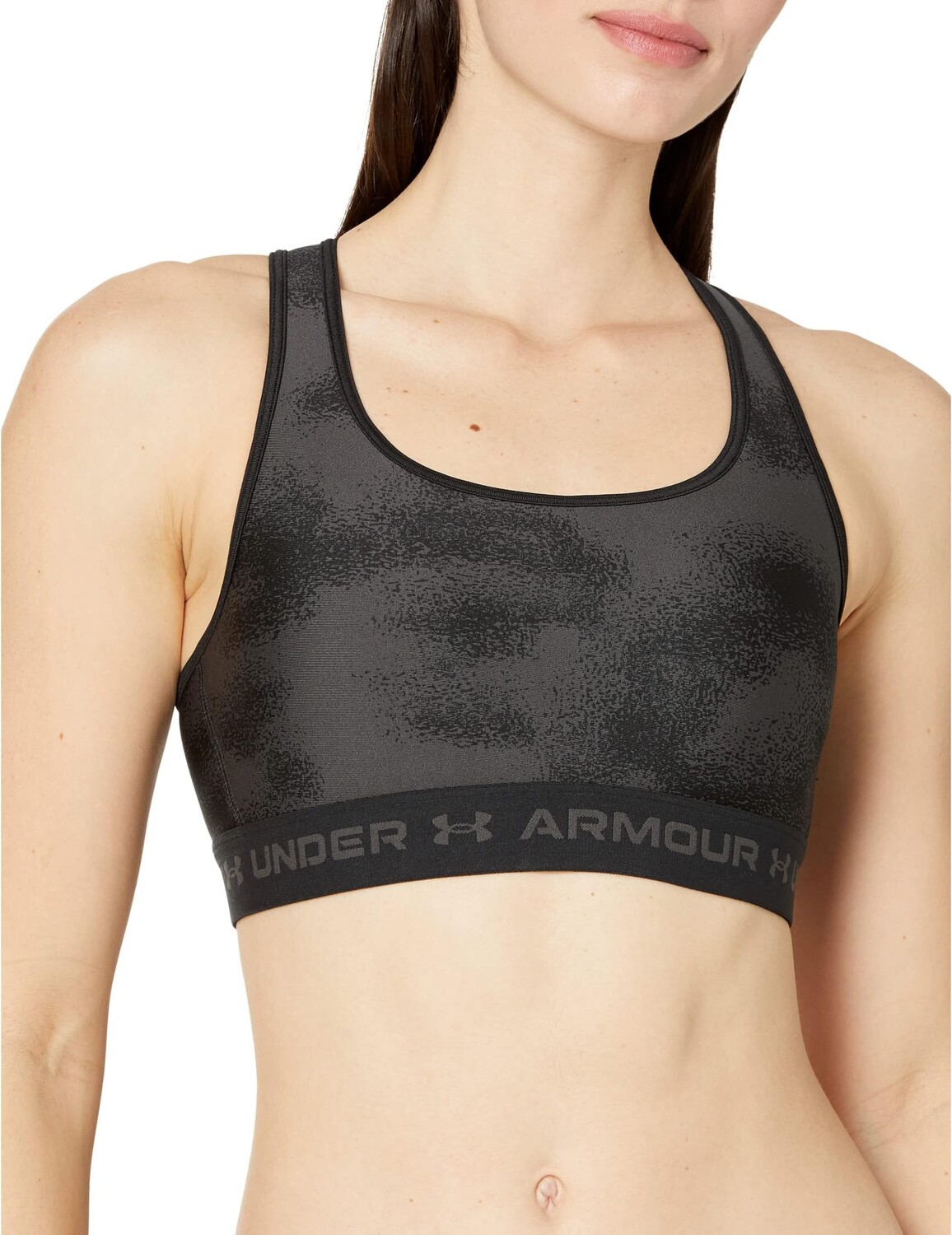 

Середина принта с перекрестной спинкой Under Armour, цвет Black/Jet Gray/Black