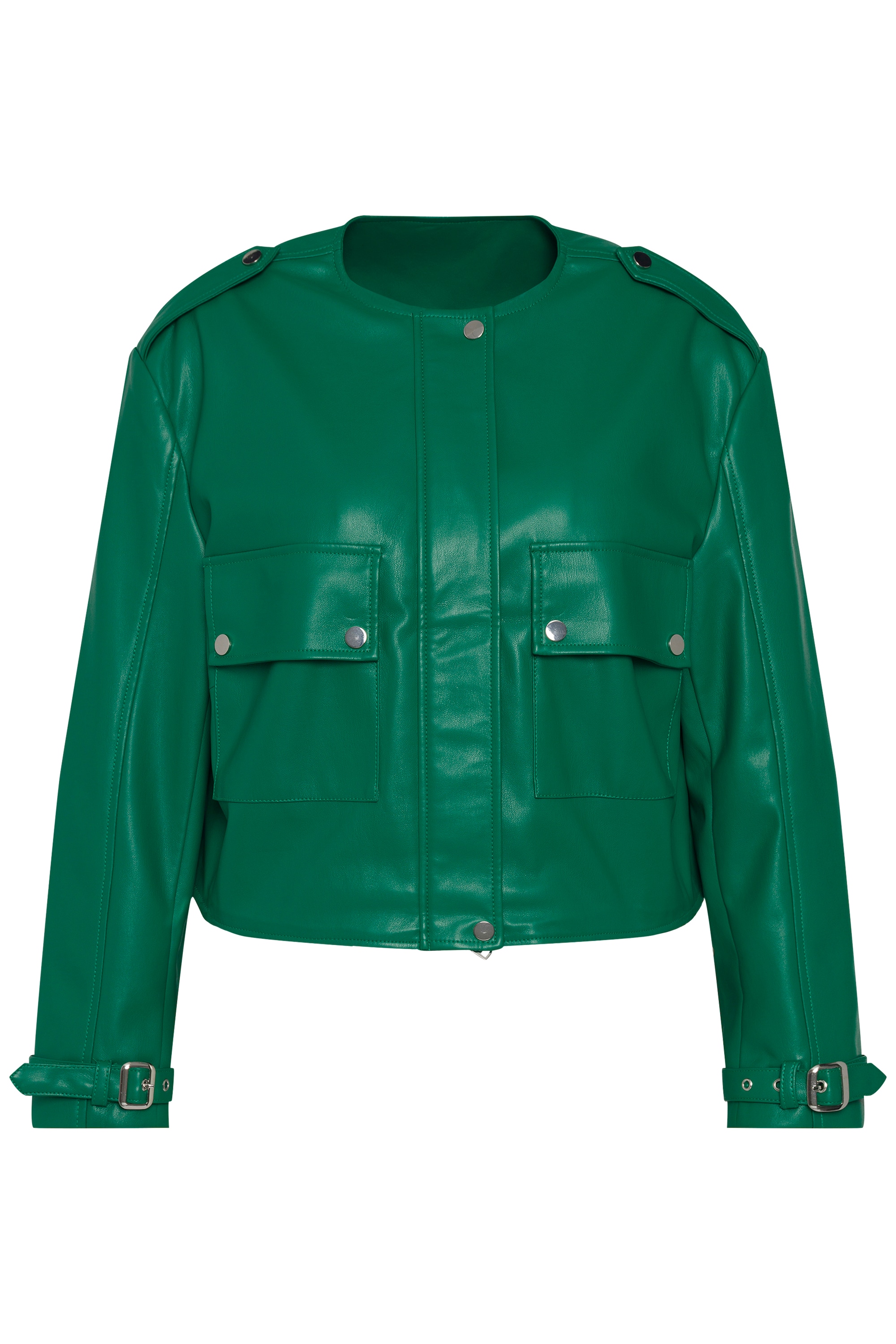 

Кожаная куртка Ulla Popken Kunst, цвет smaragdgrün