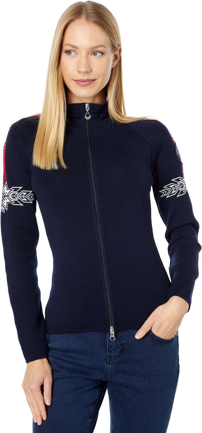 

Свитер OL Spirit Jacket Dale of Norway, цвет Navy/Off-White/Raspberry