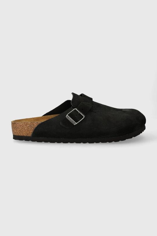 

Вельветовые замшевые тапочки Boston Birkenstock, черный