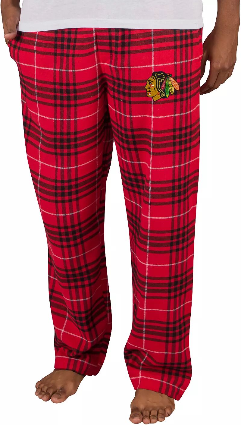 цена Concepts Sport Мужские фланелевые красные пижамные штаны Chicago Blackhawks