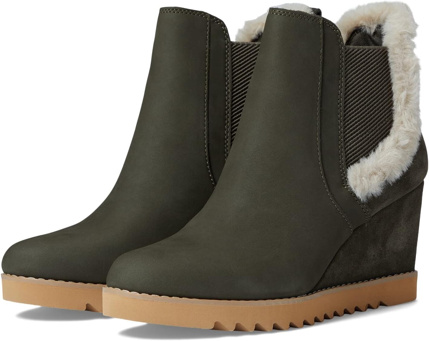 

Ботинки Челси Maddie TOMS, цвет Tarmac Olive Nubuck Suede