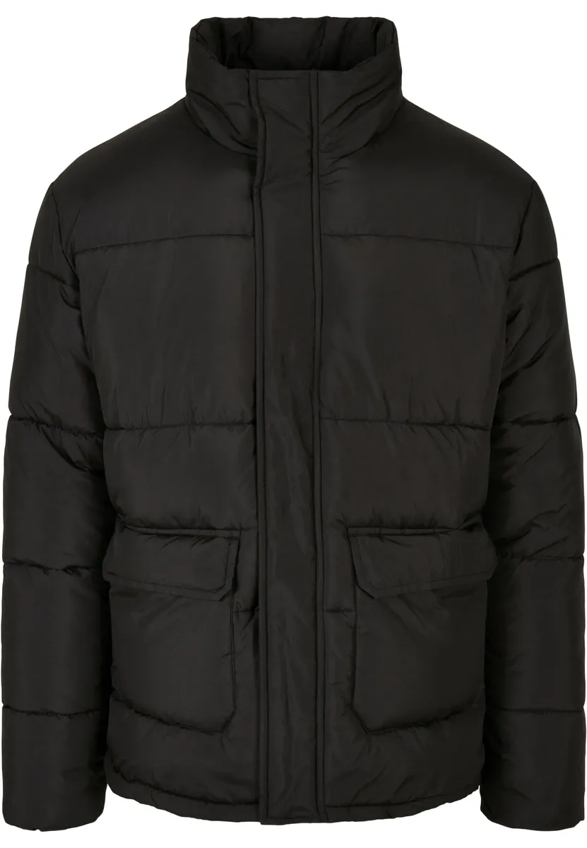 

Куртка зимняя URBAN CLASSICS " Urban Classics Men's Short Puffer Jacket" (1 шт.), без капюшона, черный