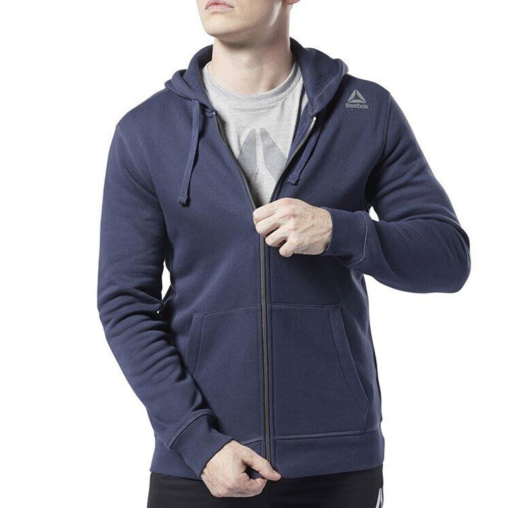 

Толстовка Reebok Te Full Zip, синий