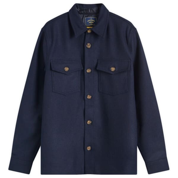 

Шерстяная полевая рубашка Portuguese Flannel, синий
