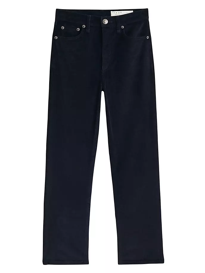 

Вельветовые брюки узкого кроя Wren Rag & Bone, цвет salute