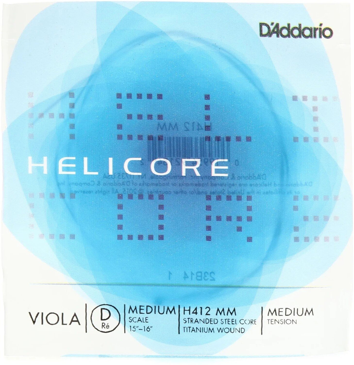 

D'Addario H412 MM Helicore Альтовая струна D - средний строй