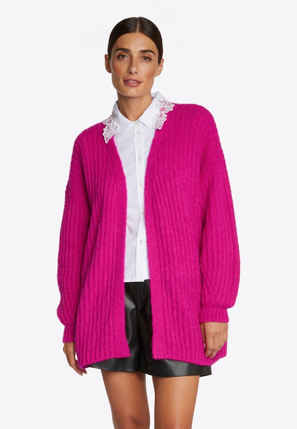 

Кардиган Rich & Royal, розовый электрик