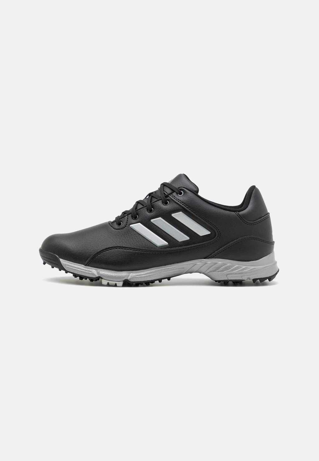Туфли для гольфа Max 24 adidas Golf, цвет core black/silver metallic/dark silver metallic