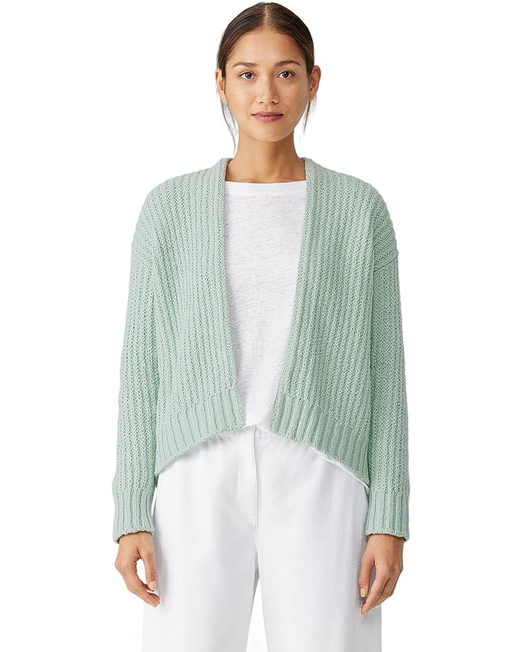 

Свитер Eileen Fisher Long Sleeve Cardigan, цвет Absinthe