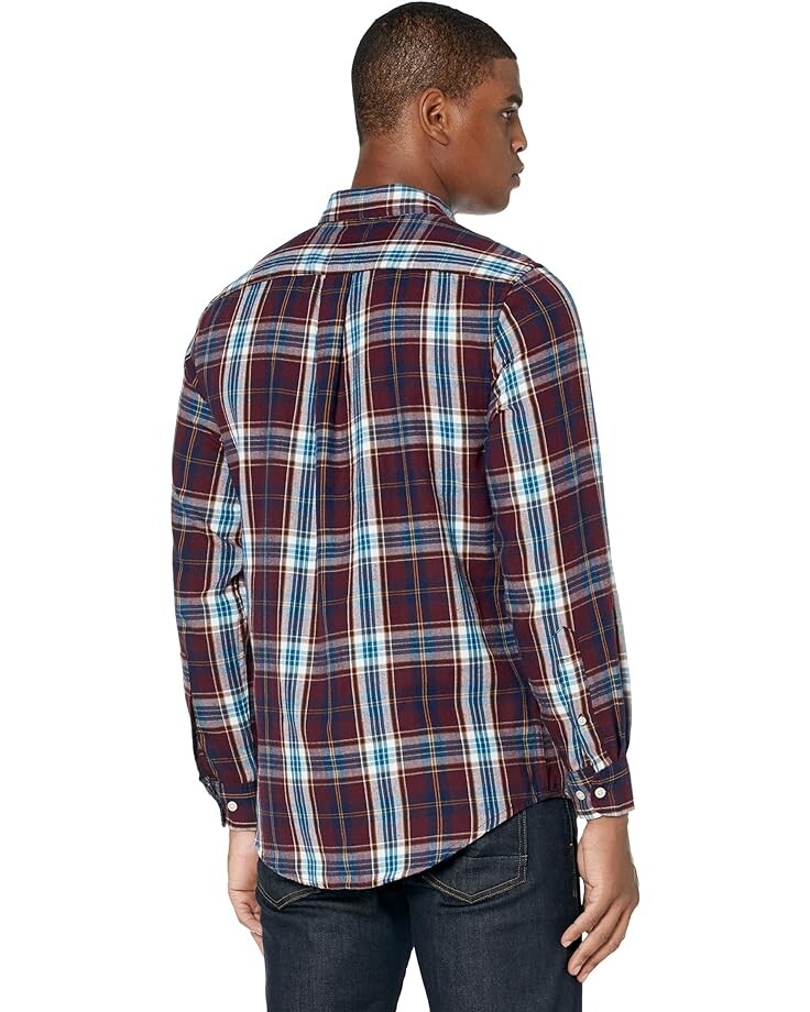 

Рубашка U.S. POLO ASSN. Long Sleeve Peached Twill Woven Shirt, цвет Port Wine