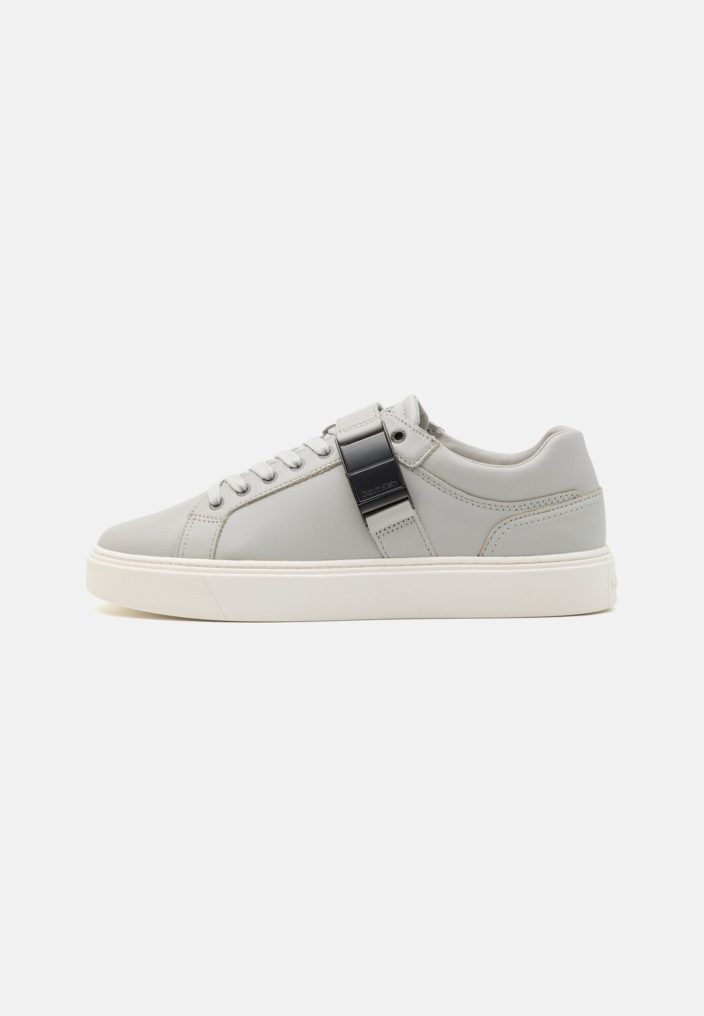 

Низкие кроссовки Lace Up Iconic Plaque Calvin Klein, цвет light grey