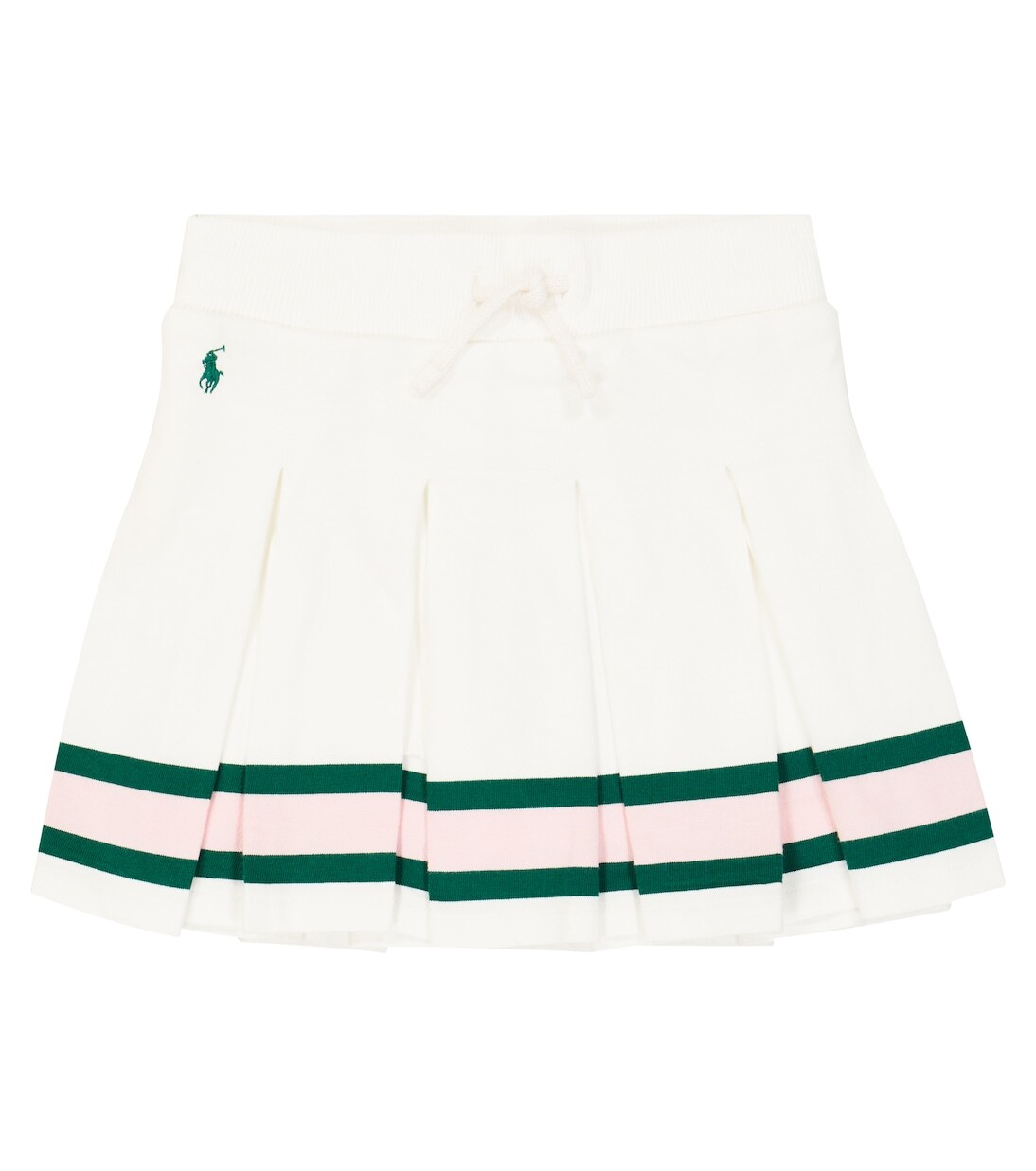 

Плиссированная юбка из хлопкового джерси Polo Ralph Lauren, мультиколор