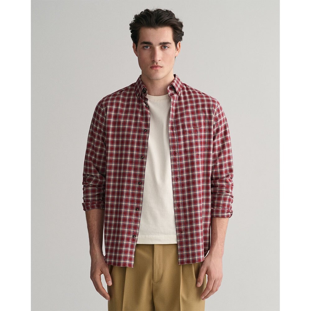 

Рубашка Gant Micro Tartan, красный