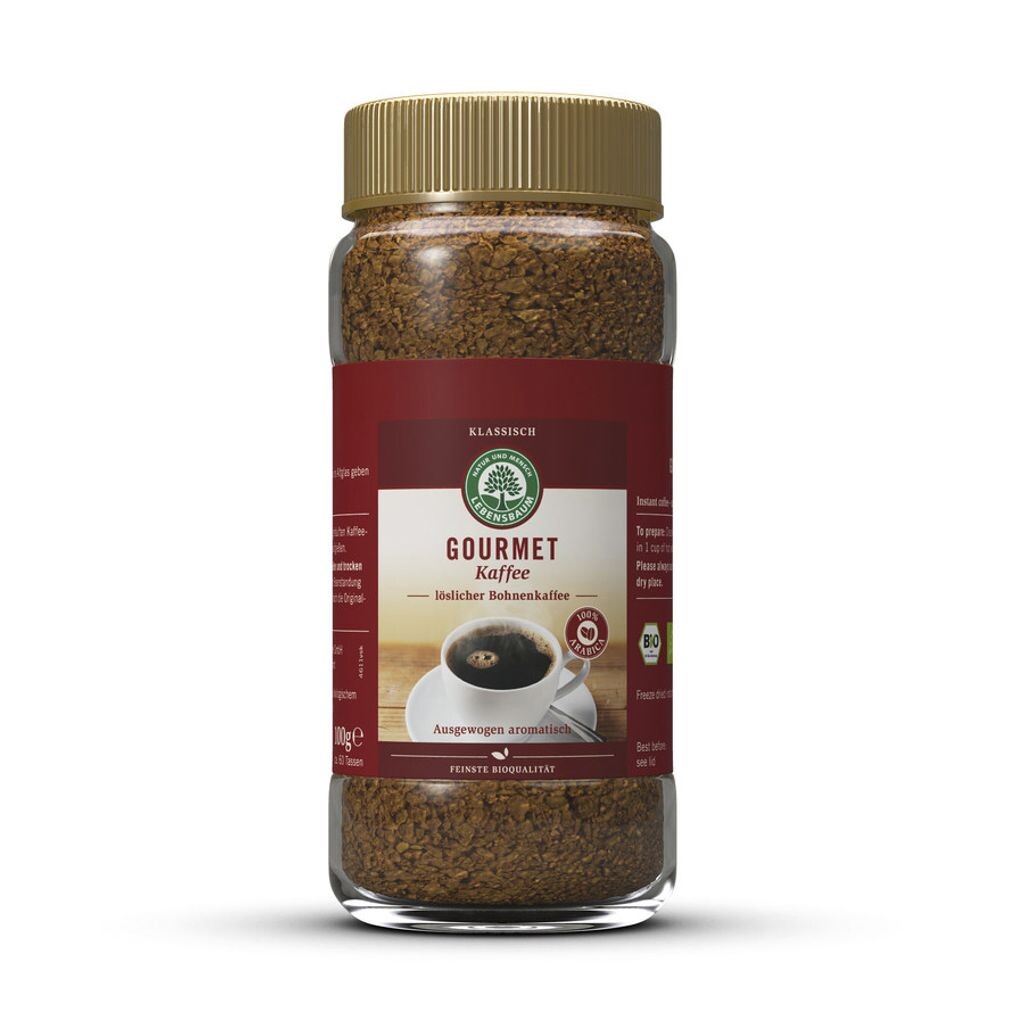

Кофе Lebensbaum Gourmet растворимый 100г