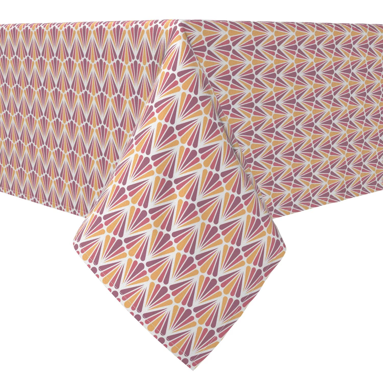 Прямоугольная скатерть, 100 % хлопок, 60х84 дюйма, геометрический античный стиль. античный стиль