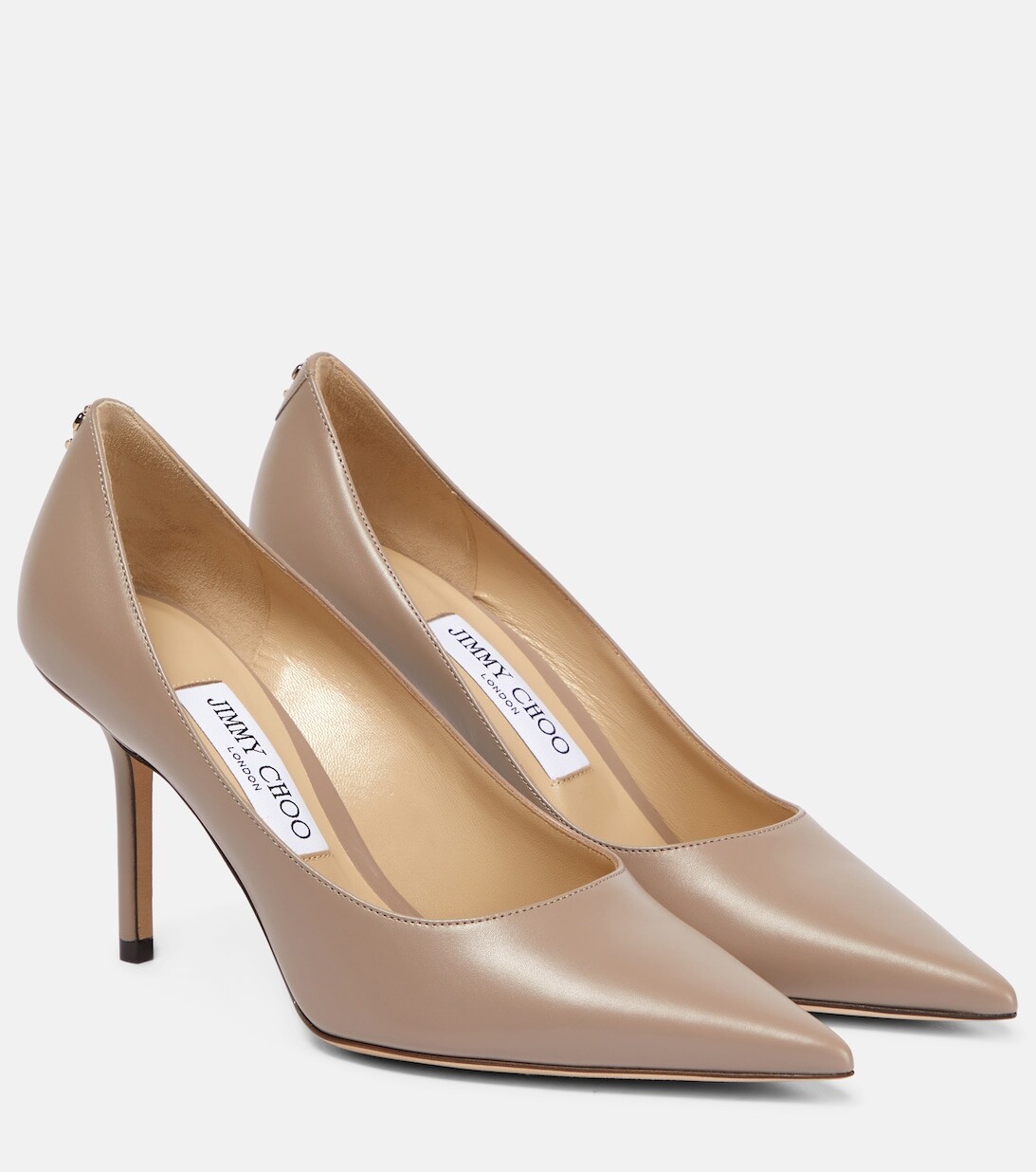 

Кожаные туфли Love 85 Jimmy Choo, бежевый