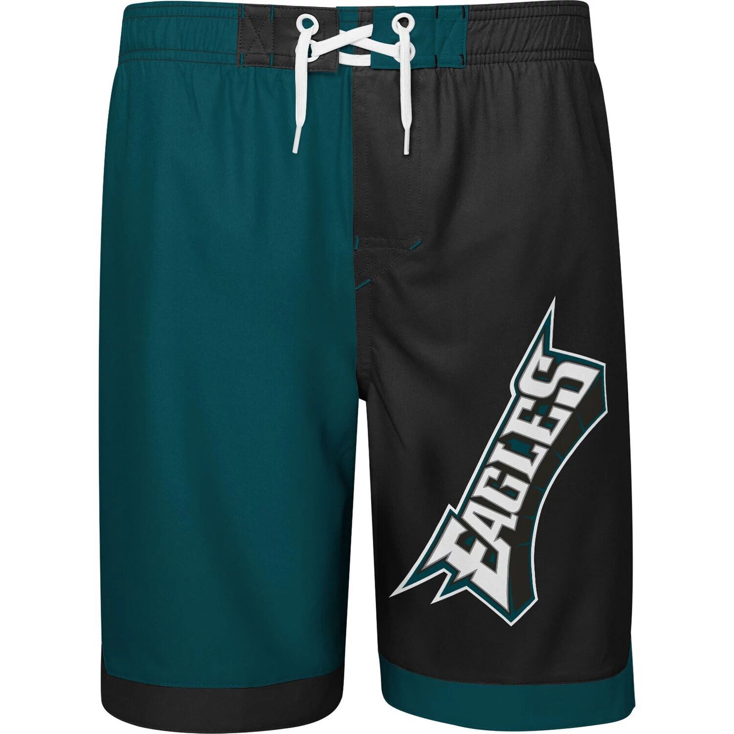

Молодежные полуночно-зеленые/черные шорты Philadelphia Eagles Conch Bay Outerstuff