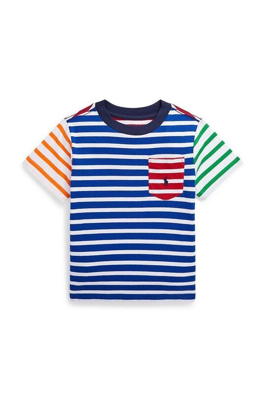 

Хлопковая футболка для детей Polo Ralph Lauren, синий