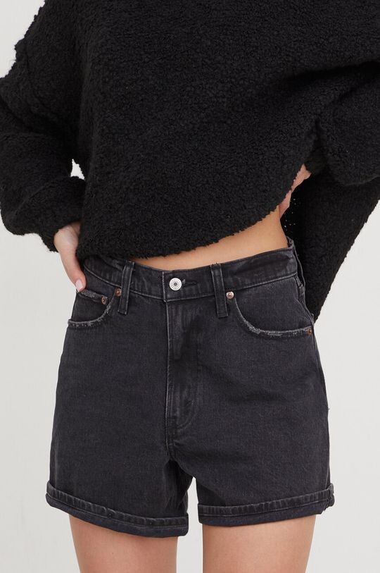 

Джинсовые шорты Abercrombie & Fitch, черный