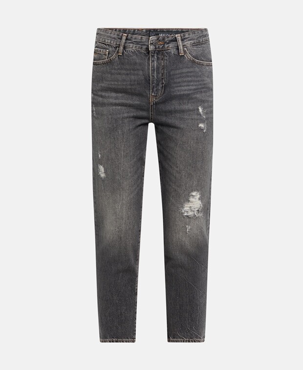 

Джинсы-бойфренды Armani Exchange, серый