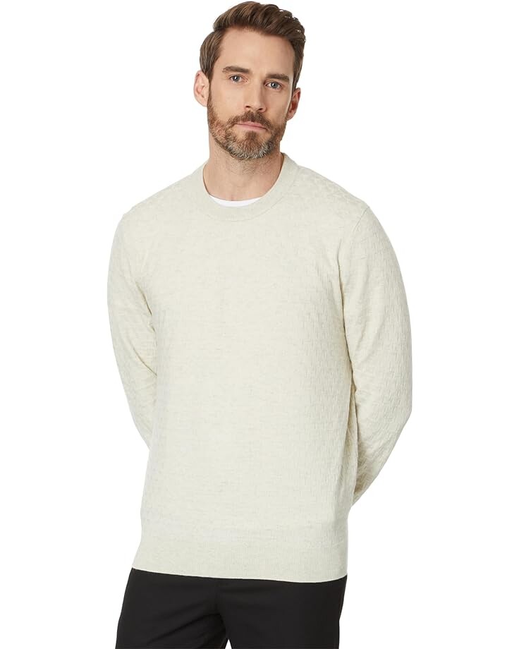 

Свитер Ted Baker Loung Long Sleeve T Stitch Crew Neck Sweater, цвет Stone