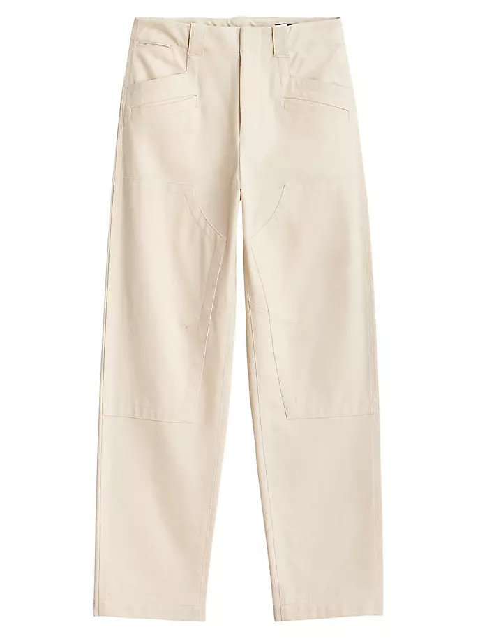 

Брюки-карго Malia из хлопкового твила Rag & Bone, экрю