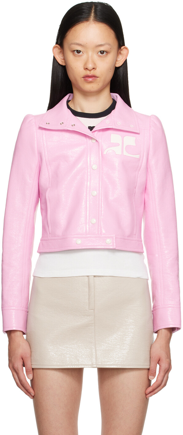 

Розовая куртка на кнопках Courreges, Розовый