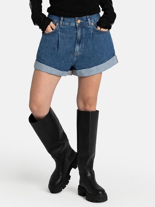 

Шорты данни Free People, синий
