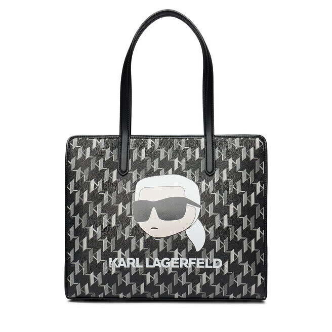 

Сумка KARL LAGERFELD, черно-белый