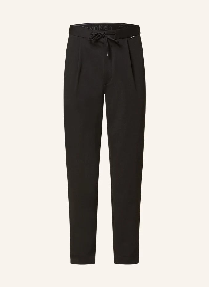 Зауженные брюки в спортивном стиле Calvin Klein, черный