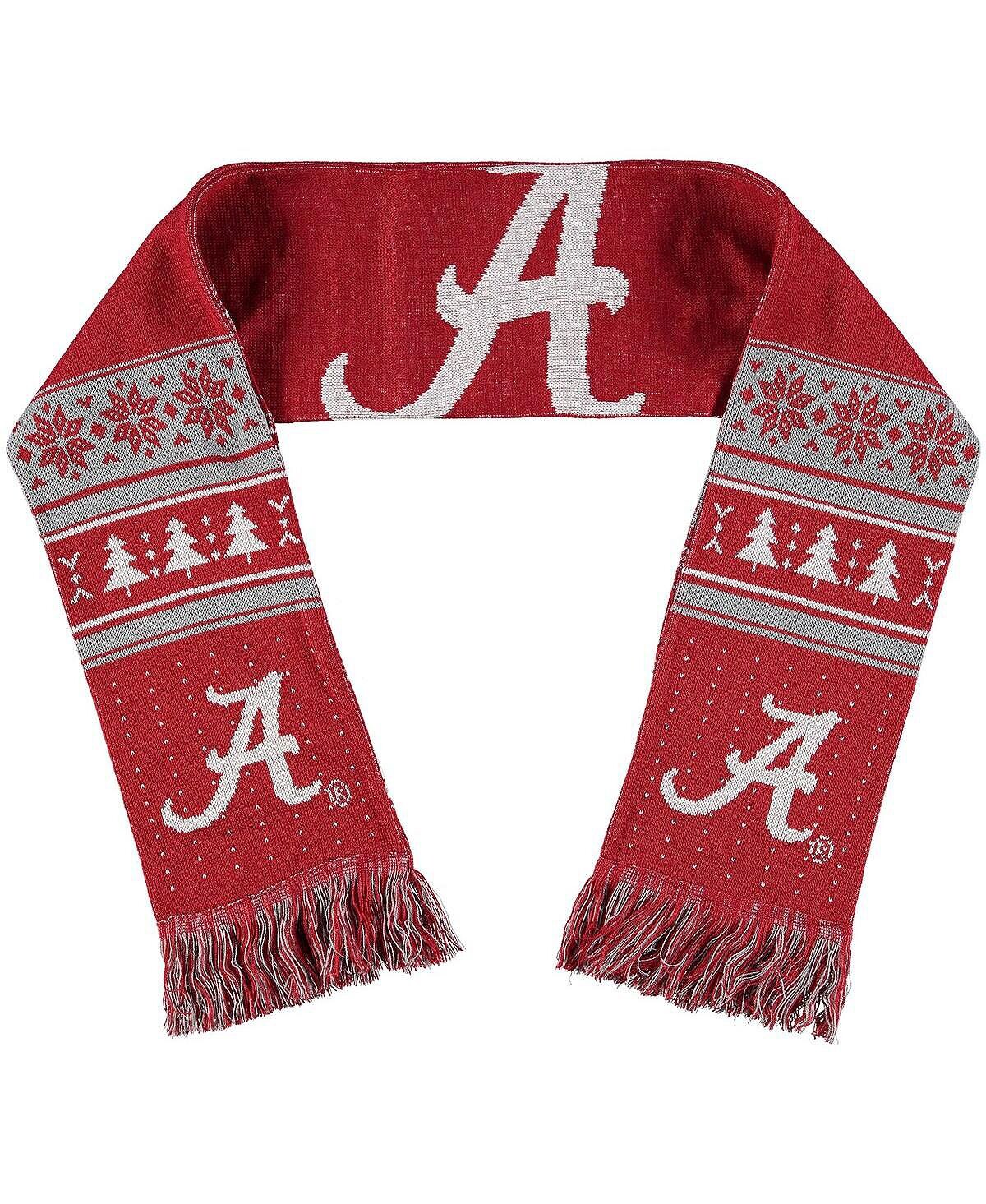 

Мужской и женский двусторонний шарф Alabama Crimson Tide Ugly Scarf FOCO