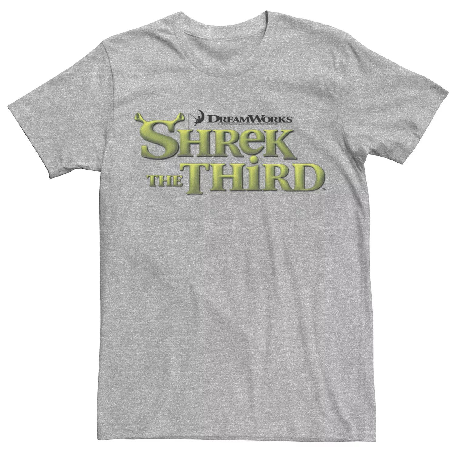 Мужская футболка с логотипом Shrek The Third DreamWorks Ogre Title Licensed Character