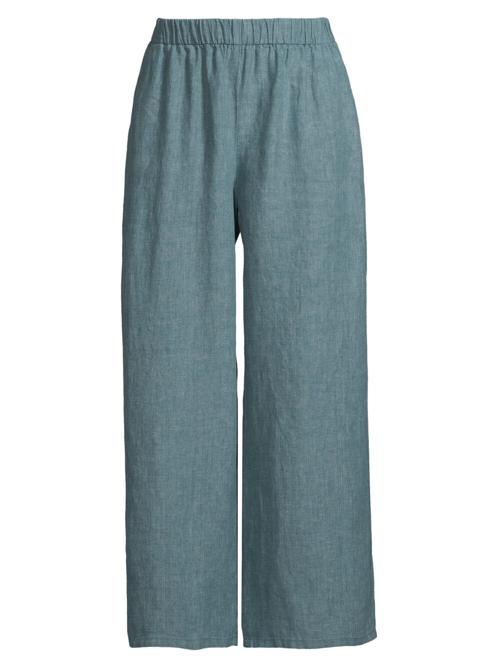 

Широкие укороченные брюки Eileen Fisher, синий