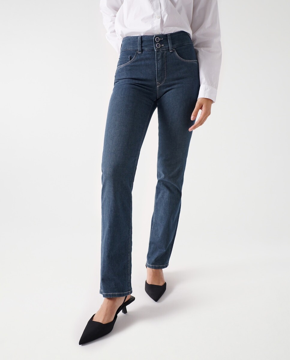 

Прямые женские джинсы со средней посадкой Salsa Jeans, синий