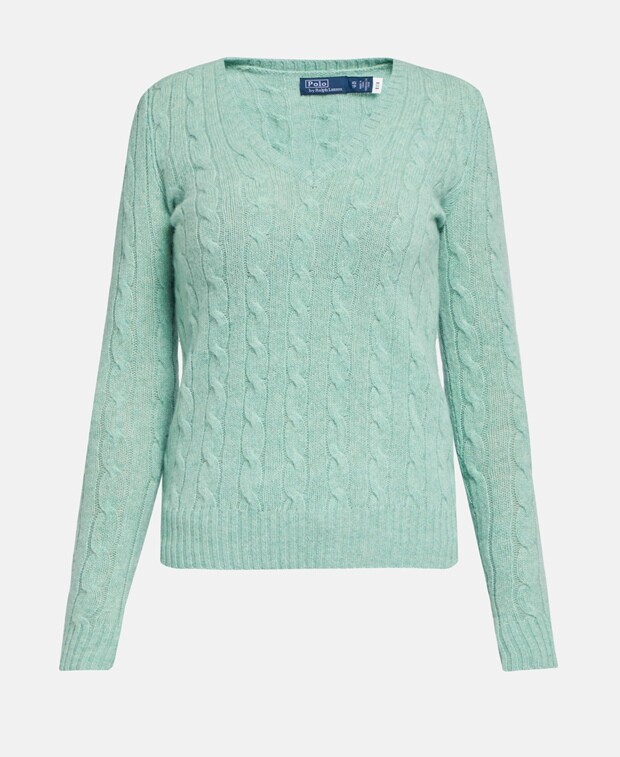 

Шерстяной джемпер Polo Ralph Lauren, зеленый