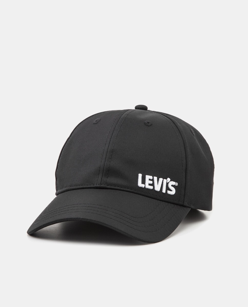 

Черная кепка с фирменной деталью Levi's, черный