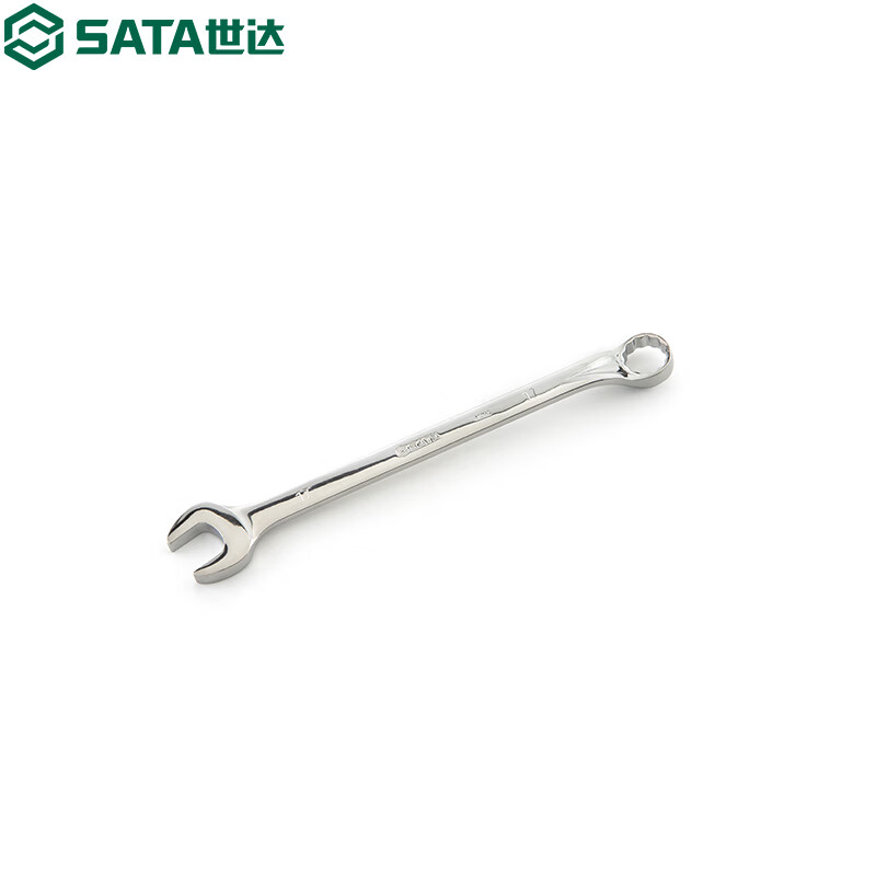 Shida SATA 40340 новый полностью полированный гаечный ключ двойного назначения, рожковый ключ для цветов сливы, 15 мм