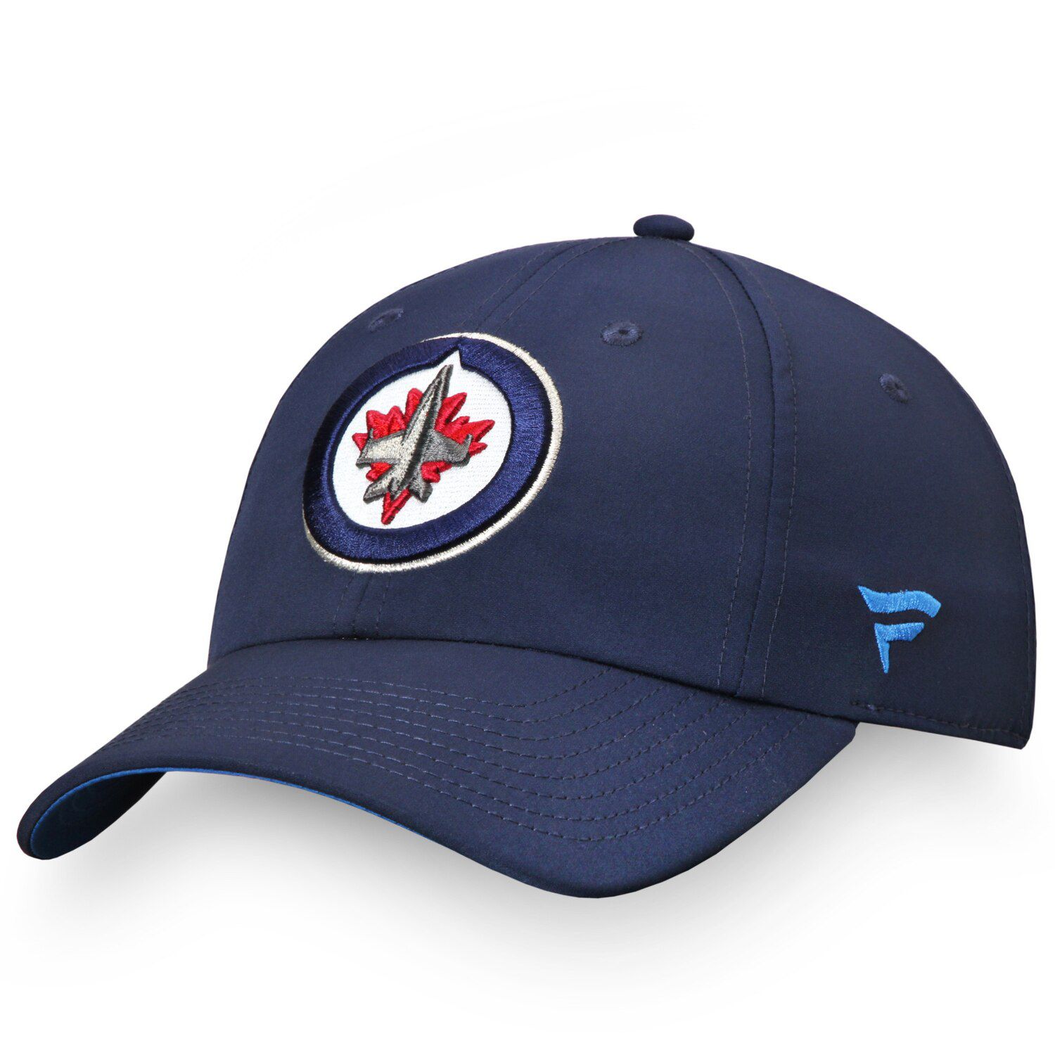 

Женская темно-синяя фирменная бейсболка Fanatics Winnipeg Jets Authentic Pro Rinkside с регулируемой головкой Fanatics