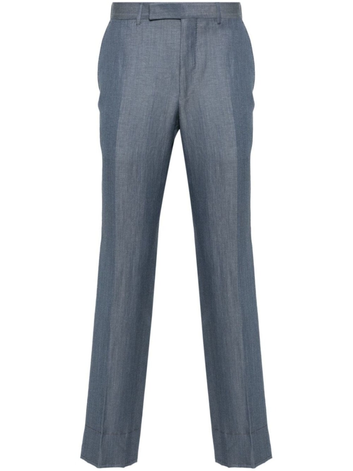 

Zegna прямые брюки со складками, синий